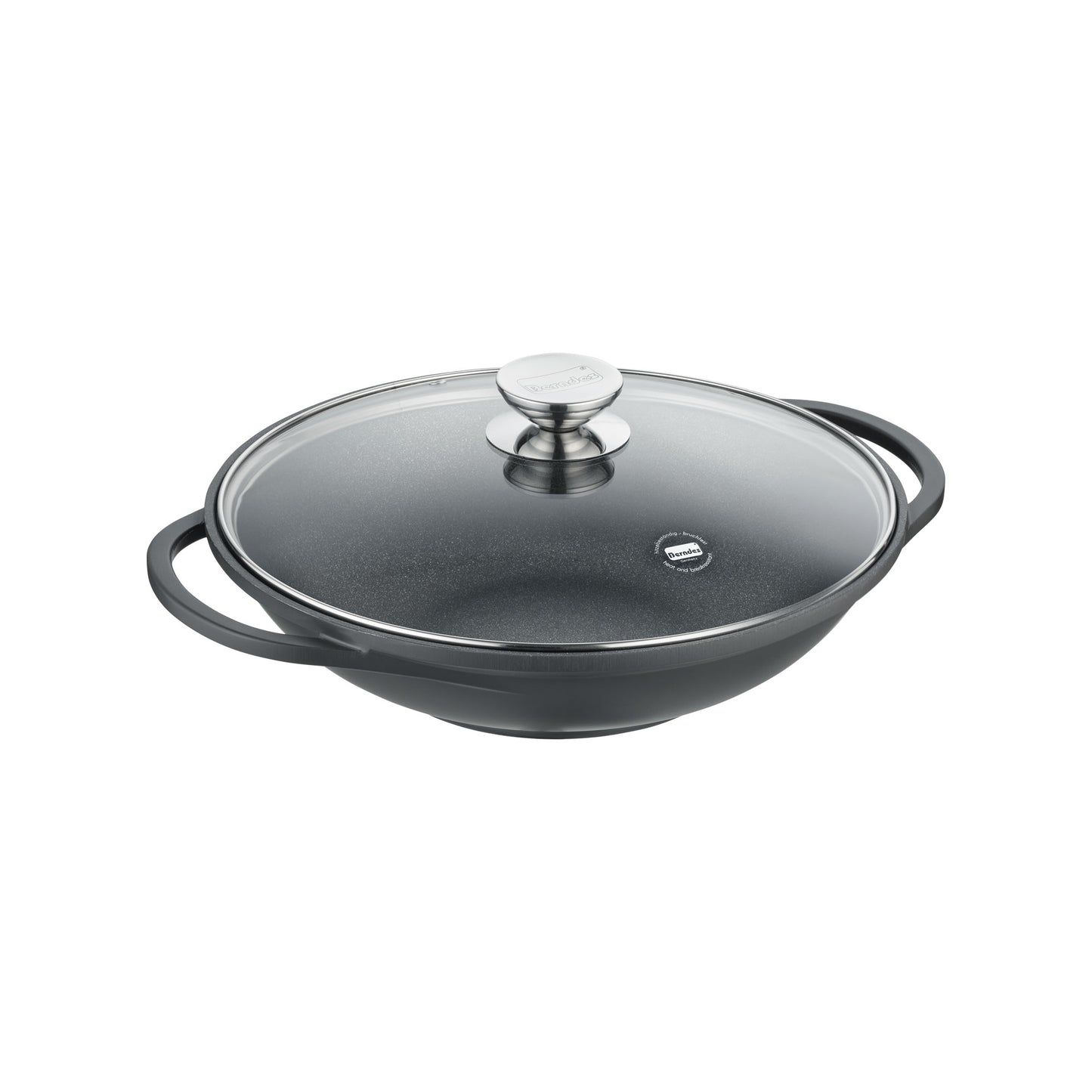 Berndes - Wok Vario Click, Ø 32 cm, mit Deckel, geeignet für alle gängigen Herdarten, inkl. Induktion
