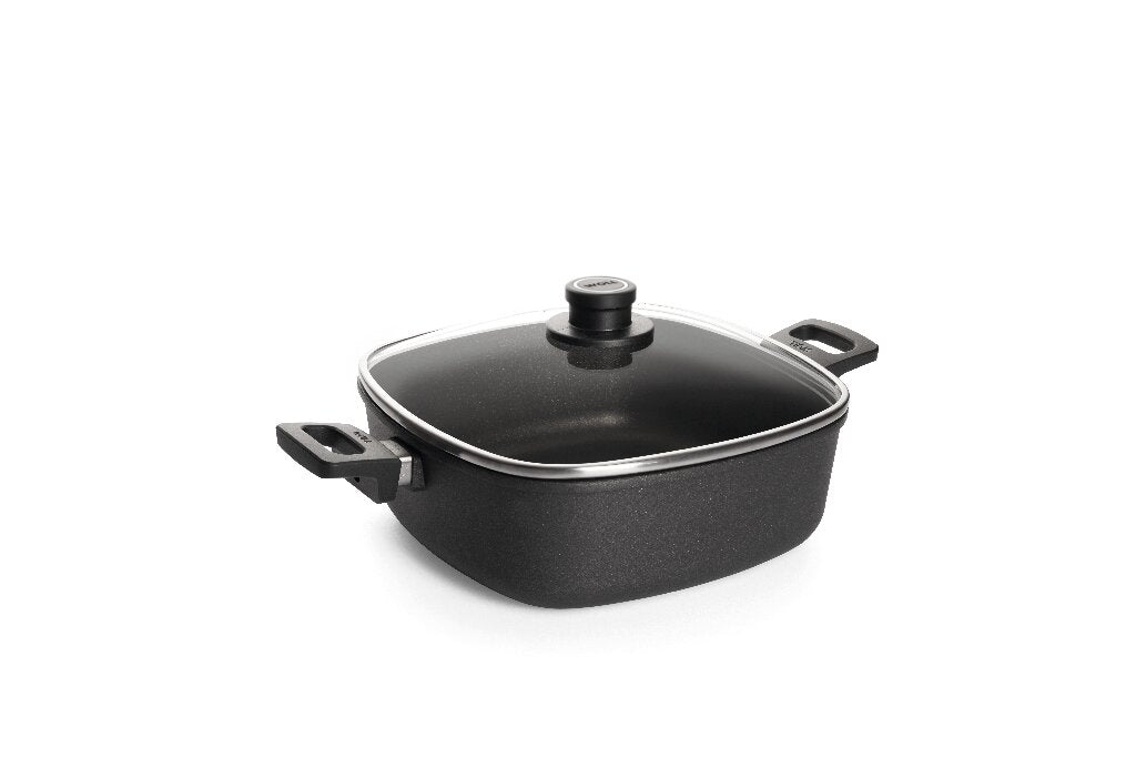 Bräter mit Deckel der Woll Serie Nowo Titanium