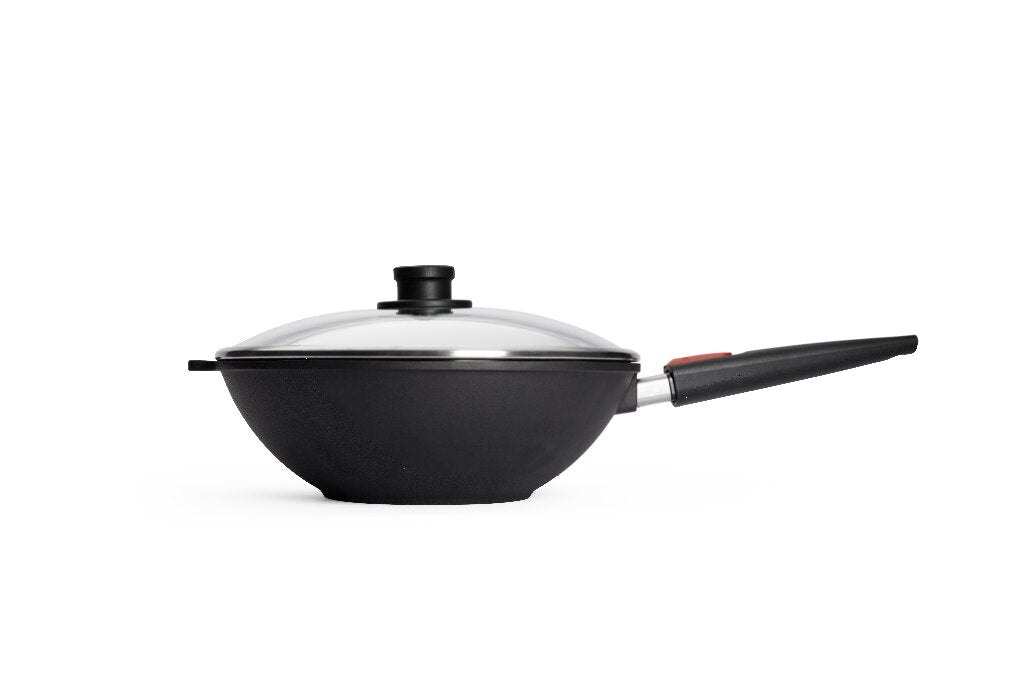 Wokpfanne mit Deckel der Woll Serie Nowo Titanium