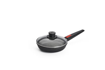 Gusspfanne mit Deckel der Woll Serie Nowo Titanium