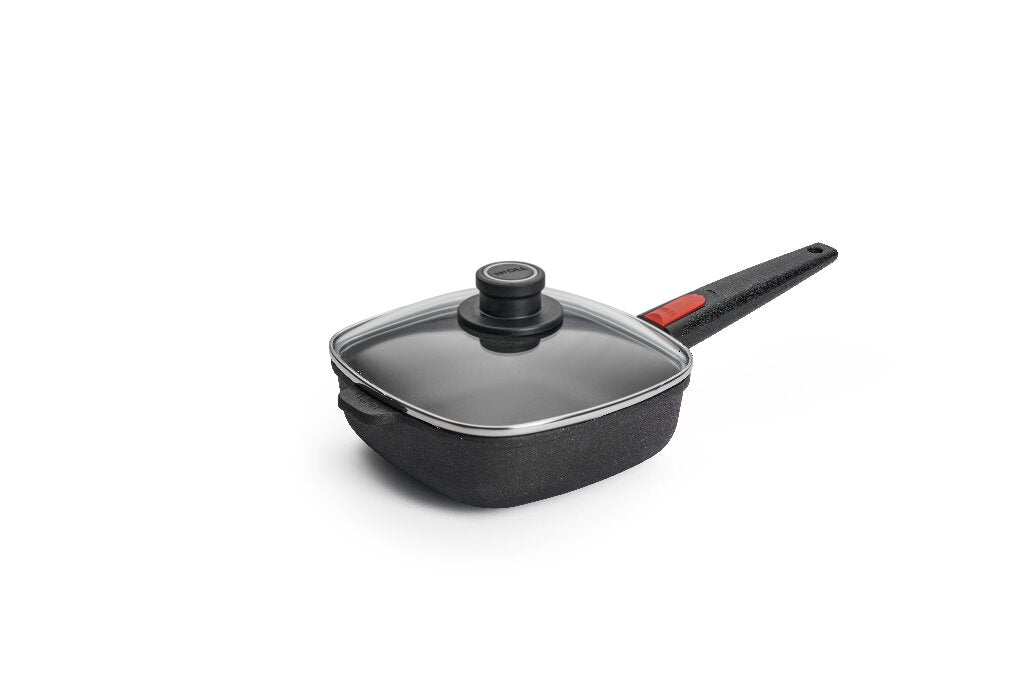 Gusspfanne mit Deckel der Woll Serie Nowo Titanium
