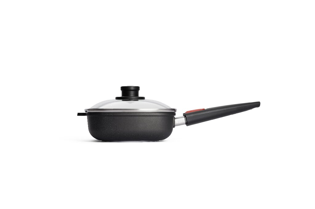 Gusspfanne mit Deckel der Woll Serie Nowo Titanium