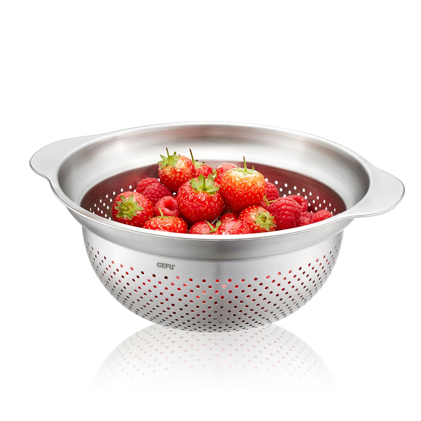Erdbeeren in Seiher PREMIO mit 27 cm Durchmesser von GEFU