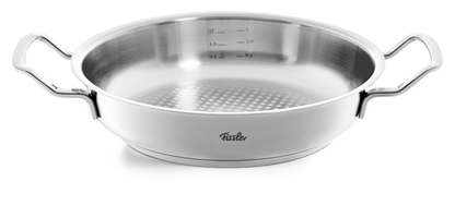Integrierte Messskala Edelstahl-Servierpfanne der Fissler Serie Original-Profi Collection®