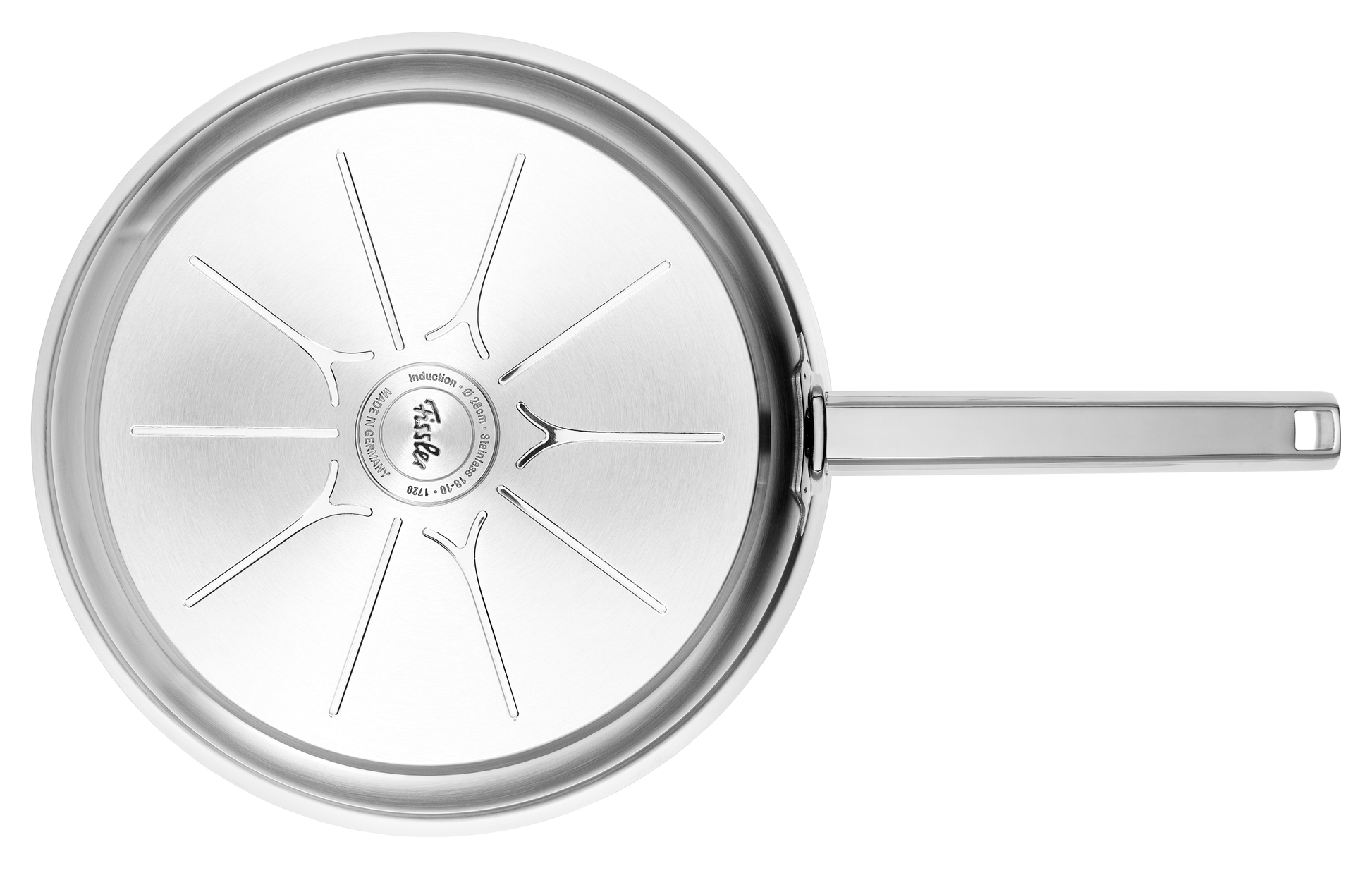 Optimale Hitzeverteilung mit dem Fissler Cookstar® Pfannenboden
