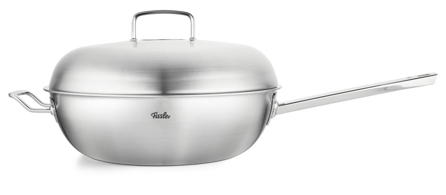 Edelstahl-Wok mit Deckel der Fissler Serie Original-Profi Collection®