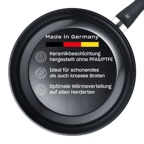 Keramikbeschichtung der Pfannen der Fissler Serie Essential®