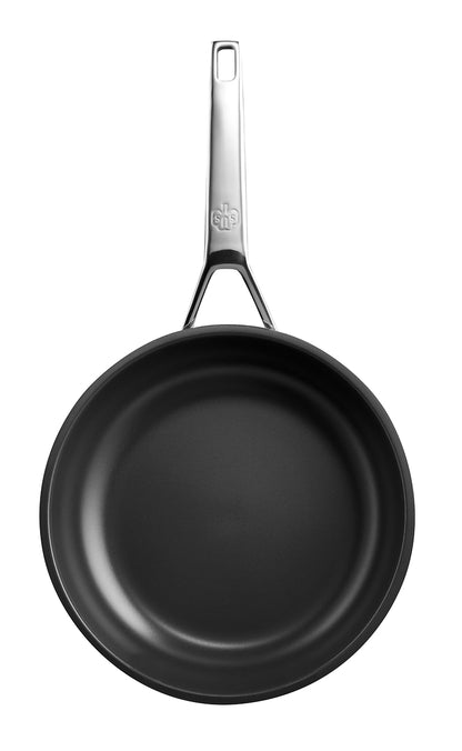Unbeschichtete Stielpfanne mit Oberflächenstruktur der Schulte-Ufer Serie Astral mit 20 cm Durchmesser