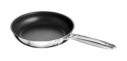 Unbeschichtete Stielpfanne mit Oberflächenstruktur der Schulte-Ufer Serie Astral mit 24 cm Durchmesser
