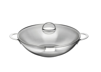 Edelstahl-Wok der Schulte-Ufer Serie Wave