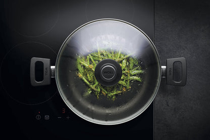 Kochen mit der Kasserrolle der Woll Serie Nowo Titanium