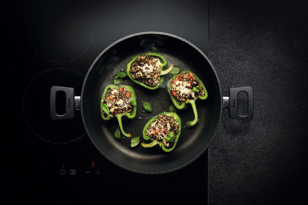 Kochen mit Kasserrolle der Woll Serie Nowo Titanium