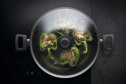 Kochen mit Kasserrolle der Woll Serie Nowo Titanium