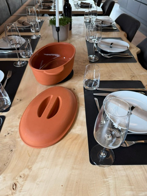 Berndes - Terrakotta-Bräter, Serie b.terra, 28-38 cm, Backofenfest