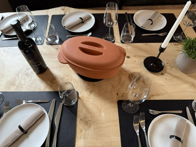 Berndes - Terrakotta-Bräter, Serie b.terra, 28-38 cm, Backofenfest