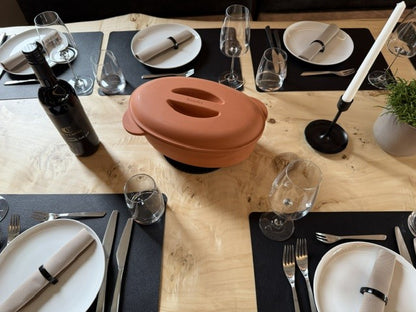 Berndes - Terrakotta-Bräter, Serie b.terra, 28-38 cm, Backofenfest