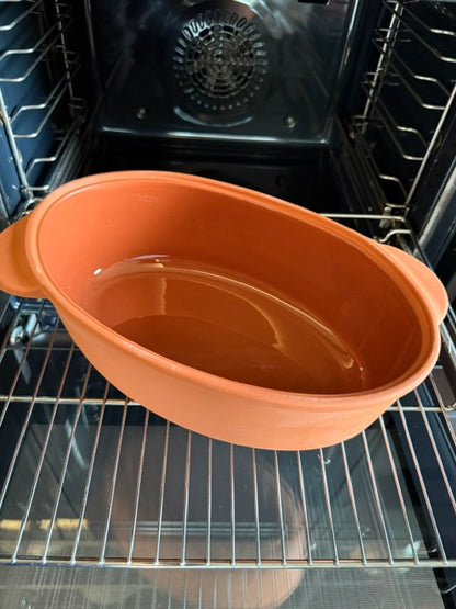 Berndes - Terrakotta-Bräter, Serie b.terra, 28-38 cm, Backofenfest