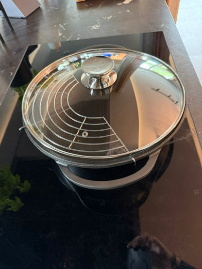 Berndes - Wok Vario Click, Ø 32 cm, mit Deckel, geeignet für alle gängigen Herdarten, inkl. Induktion