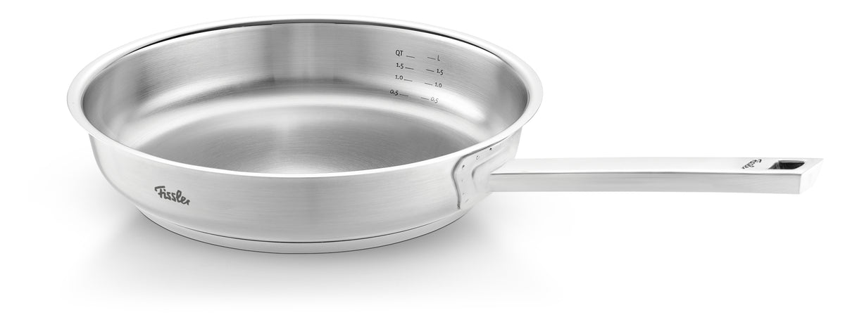 Fissler Edelstahlpfanne, Serie OPC mit Hochraumdeckel