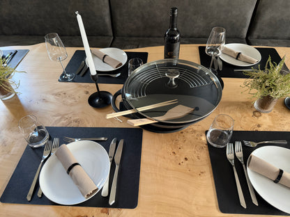 Küchenprofi-Wok-Set-Serie Provence, Ø 36 cm, mit Deckel