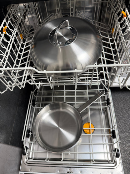 Fissler Edelstahlpfanne, Serie OPC mit Hochraumdeckel