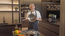 Fissler - Edelstahlpfanne Induktion, Ø 24-28 cm, Original-Profi Collection® mit Novogrill®, Spülmaschinengeeignet