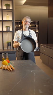 Woll – Guss-Kasserolle Induktion, Ø 28-32 cm, Nowo Titanium, Antihaft, Spülmaschinenfest